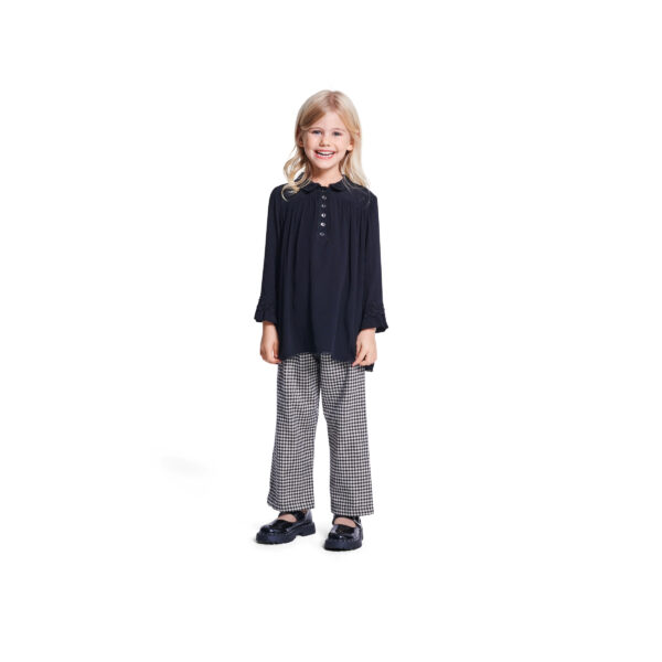 Burda Kids Schnittmuster Nr. 9216 - Kleid und Bluse - Bubikragen - Schleife – Bild 5