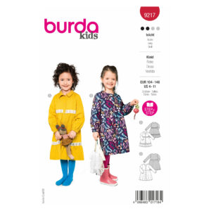 Burda Kids Schnittmuster Nr. 9217 - Kleid - schwungvoll - leicht