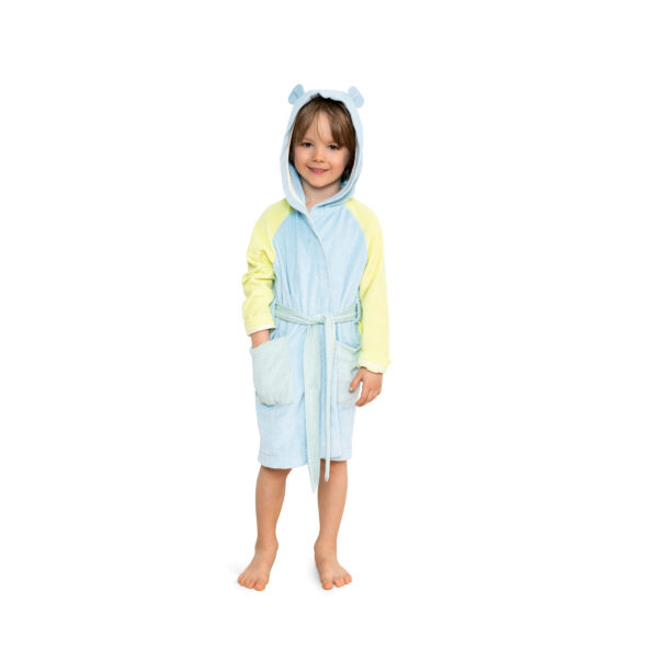 Burda Kids Schnittmuster Nr. 9219 - Bademantel - mit Kapuze und Bindegürtel – Bild 2