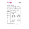 Burda Kids Schnittmuster Nr. 9220 - Kleid - Festkleid - elegant - 2 Varianten – Bild 4