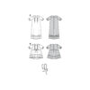 Burda Kids Schnittmuster Nr. 9221 - Babyausstattung - Taufkleid - Mütze – Bild 4