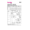 Burda Kids Schnittmuster Nr. 9221 - Babyausstattung - Taufkleid - Mütze – Bild 5