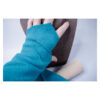 Armstulpen, Petrol - Walkloden -  mit Biesen – Bild 3