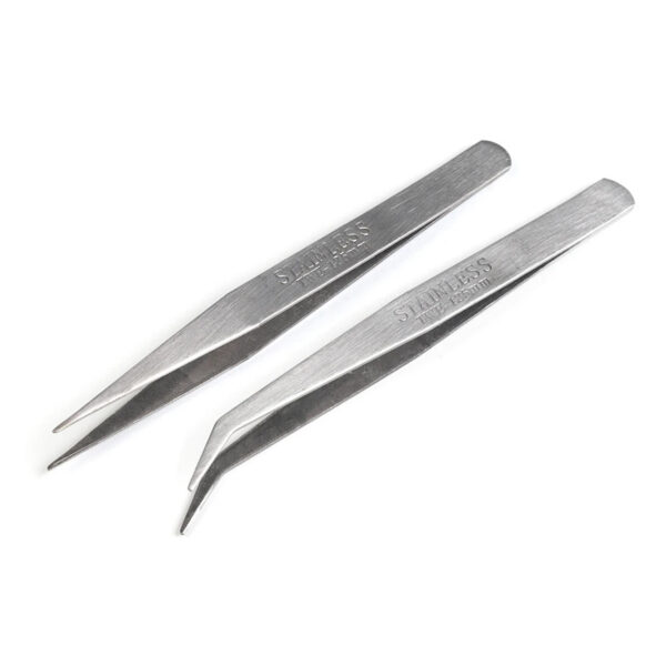 Pinzette aus Metall - gebogen - 15 cm – Bild 3