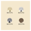 Bohin - Magischer Druckknopf - Kunststoff metallic - 14mm - 4Stk - 4 Farben