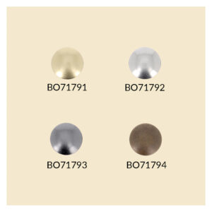 Bohin - Magischer Druckknopf - Kunststoff metallic - 14mm - 4Stk - 4 Farben