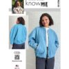 knowME Schnittmuster - ME2100 - lässige Blousonjacke für Damen