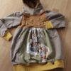 Kleid - Ballonkleid - Mitwachskleid - Kapuzenkleid - Mädchen - Gr. 116 - kleiner Wanderer