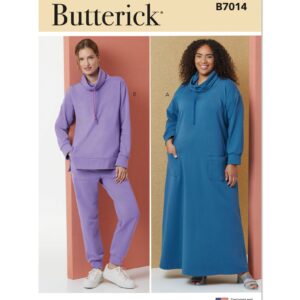 Butterick Schnittmuster - B7014 - Hausanzug, Hauskleid