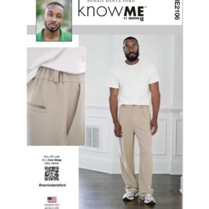 knowME Schnittmuster - ME2106 - Herrenhose, mit Dehnbund
