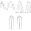 Butterick Schnittmuster - B7012 - kurzer Blazer mit Rock oder Hose – Bild 6