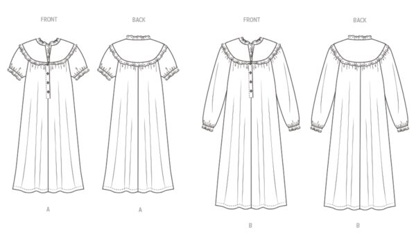 Butterick Schnittmuster - B7015 -  Nachtwäsche Damen – Bild 5