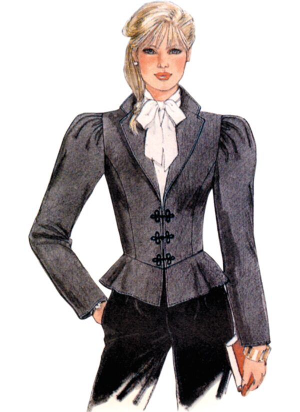 McCalls Schnittmuster M8541 - Vintage - kurze Damenjacke, mit Schösschen, Stil der 80er – Bild 2