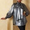 Vogue Schnittmuster - V2068 - Bluse mit Bindegürtel – Bild 2