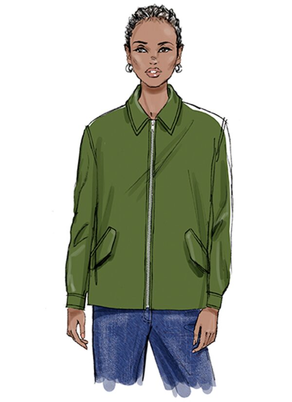 Butterick Schnittmuster - B7008 - Damenjacke, mit Reißverschluss – Bild 3