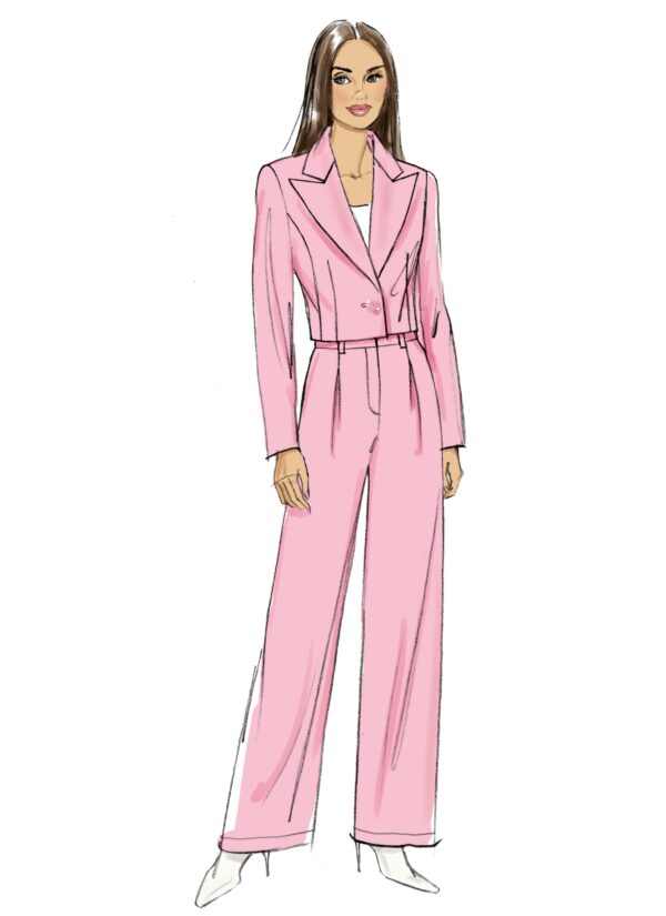 Butterick Schnittmuster - B7012 - kurzer Blazer mit Rock oder Hose – Bild 3
