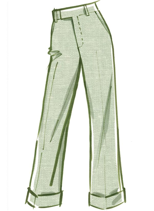 McCalls Schnittmuster M8527 - lässig, sportliche Damenhose mit Aufschlag – Bild 3