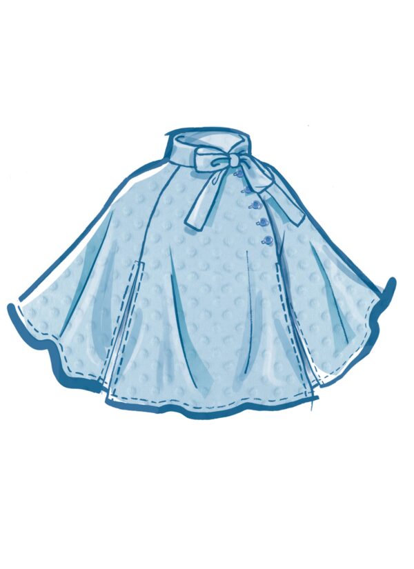 McCalls Schnittmuster M8538 - Poncho - Cape - Überwurf für Kinder – Bild 2