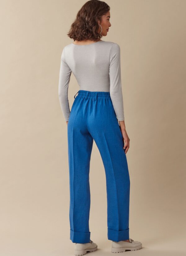 McCalls Schnittmuster M8527 - lässig, sportliche Damenhose mit Aufschlag – Bild 4