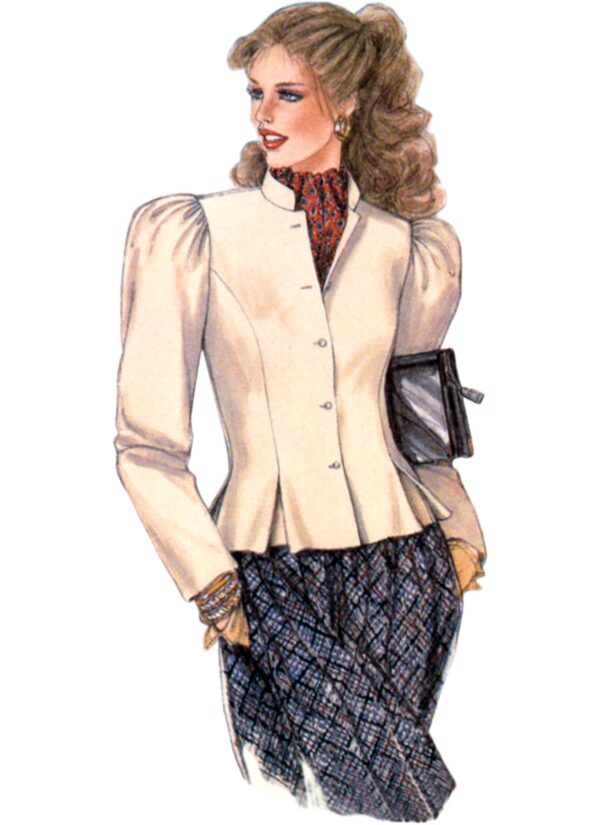 McCalls Schnittmuster M8541 - Vintage - kurze Damenjacke, mit Schösschen, Stil der 80er – Bild 5