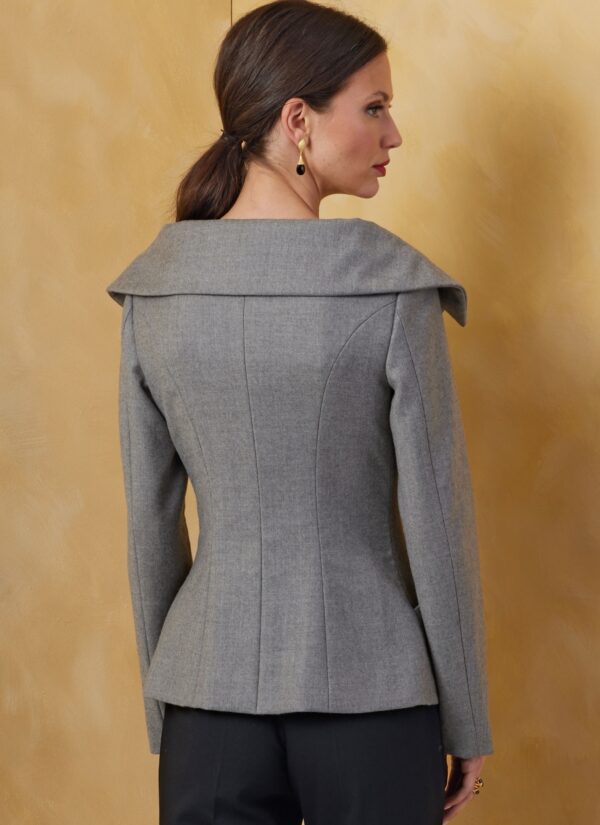 Vogue Schnittmuster - V2073 - Jacke oder Weste mit großem Ausschnitt – Bild 7
