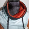 Loop - Dreiecksloop - French Terry + Alpenfleece - grau + terrakotta – Bild 2