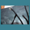 Loop - Dreiecksloop - French Terry + Alpenfleece - grau + terrakotta – Bild 4