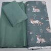 Stoffpaket - Jersey - Kinderbekleidung - Waldtiere - Petrol / Beigebraun - SPJ 03 – Bild 3