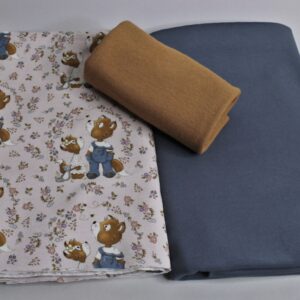 Stoffpaket - Jersey - Kinderbekleidung - Bärenfreunde - Rosa / Blau - SPJ 14