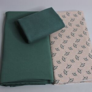 Stoffpaket - Jersey - Kinderbekleidung - Pusteblume - Aprikot / Grün - SPJ 15