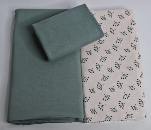 Stoffpaket - Jersey - Kinderbekleidung - Pusteblume - Aprikot / Grün - SPJ 15 – Bild 3
