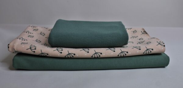 Stoffpaket - Jersey - Kinderbekleidung - Pusteblume - Aprikot / Grün - SPJ 15 – Bild 4