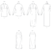 Vogue Schnittmuster - V2076 - Damenshirt, Kleid und Rock – Bild 6