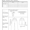 Burda Style Schnittmuster Nr. 5718 - Hose - Marlenehose oder Shorts – Bild 9