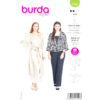 Burda Style Schnittmuster Nr. 5720 - Kimono & Jacke - Morgenmantel - Bindeband