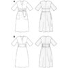 Burda Style Schnittmuster Nr. 5724 - Kleid - Wickeloptik - Wickeleffekt – Bild 8