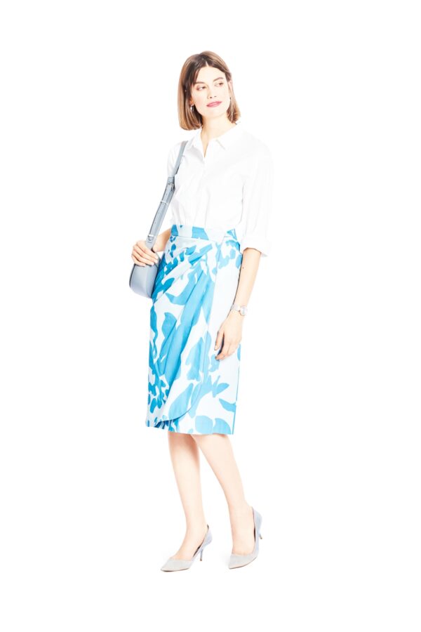 Burda Style Schnittmuster Nr. 5725 - Rock - Wickelrock - asymmetrische Falten – Bild 5