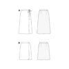 Burda Style Schnittmuster Nr. 5725 - Rock - Wickelrock - asymmetrische Falten – Bild 8