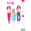 Burda Easy Schnittmuster Nr. 5727 - Top - Bluse - Shirt - 3 Varianten