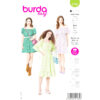 Burda Easy Schnittmuster Nr. 5728 - Kleid - luftiges Sommerkleid - 3 Varianten