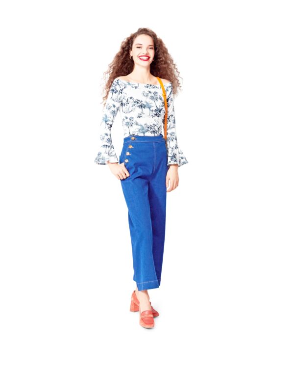 Burda Easy Schnittmuster Nr. 5730 - Oberteil - Shirt - Top - 3 Varianten – Bild 7