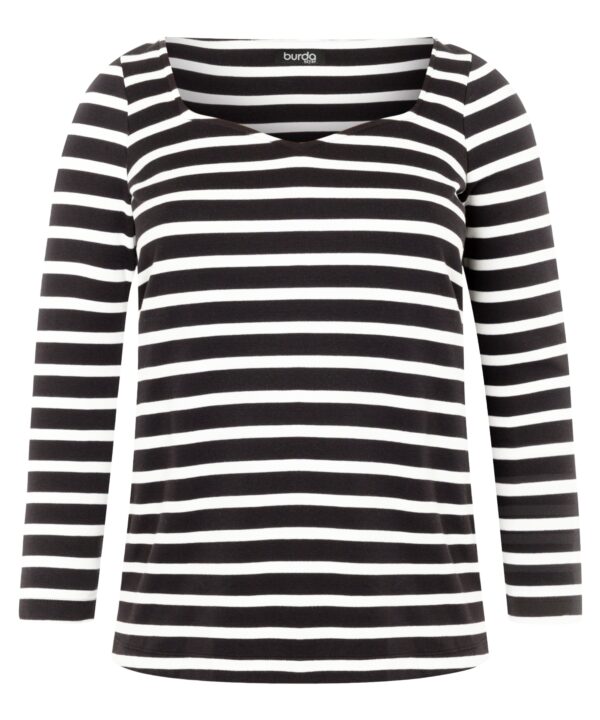 Burda Easy Schnittmuster Nr. 5731 - Oberteil - Shirt - Top - Große Größen – Bild 3