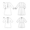 Burda Style Schnittmuster Nr. 5732 - Kleid & Bluse - geraffter Ausschnitt – Bild 8