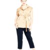 Burda Style Schnittmuster Nr. 5734 - Weste & Bluse - Ärmelaufschläge - Kragen – Bild 2