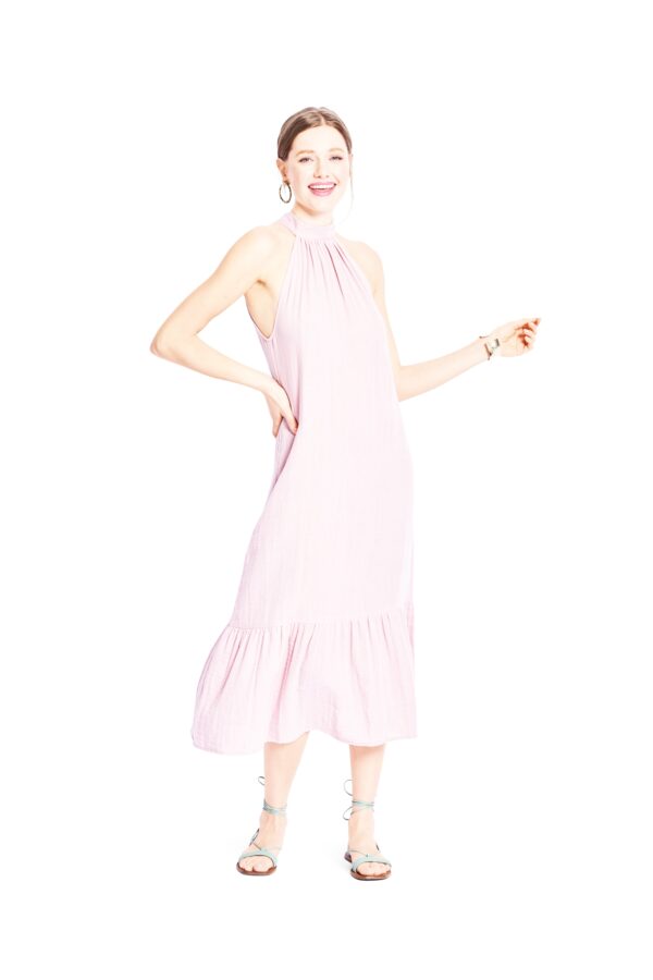 Burda Style Schnittmuster Nr. 5737 - Kleid & Top - feminin - Neckholder - Rüsche – Bild 2