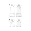 Burda Style Schnittmuster Nr. 5737 - Kleid & Top - feminin - Neckholder - Rüsche – Bild 8