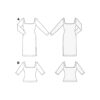 Burda Easy Schnittmuster Nr. 5738 - Kleid, Shirt - figurbetonend - Seitenschlitz – Bild 8