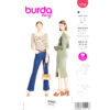 Burda Easy Schnittmuster Nr. 5738 - Kleid, Shirt - figurbetonend - Seitenschlitz