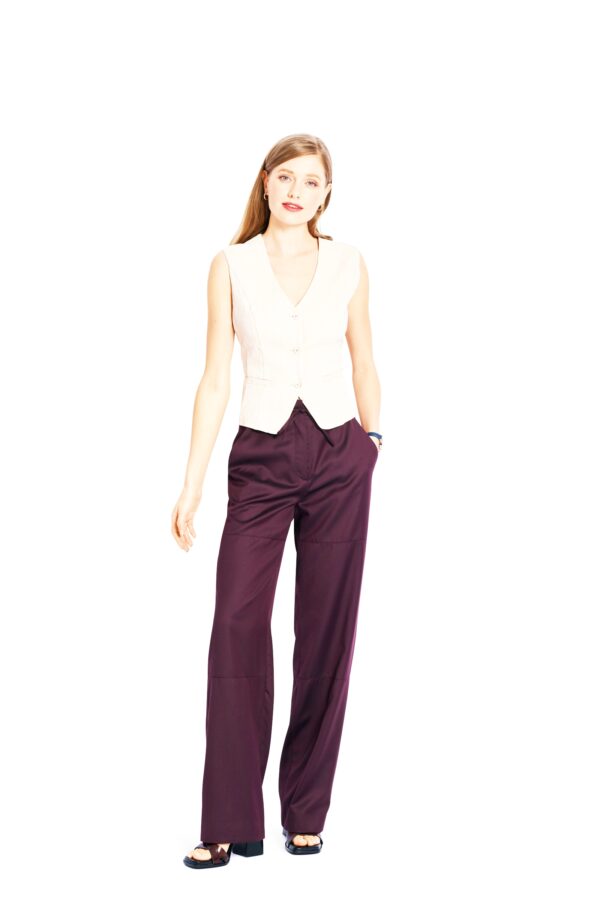 Burda Style Schnittmuster Nr. 5740 - Hose - Teilungsnähte horizontal - Tunnelzug – Bild 2
