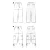 Burda Style Schnittmuster Nr. 5740 - Hose - Teilungsnähte horizontal - Tunnelzug – Bild 8
